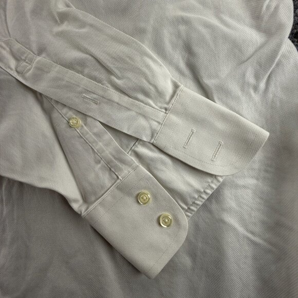 Brooks Brothers Non-Iron White 17 35 Cotton Regular Mens Button Up Shirt Adult - Picture 11 of 16